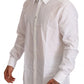 White Cotton Slim Fit Men MARTINI Shirt
