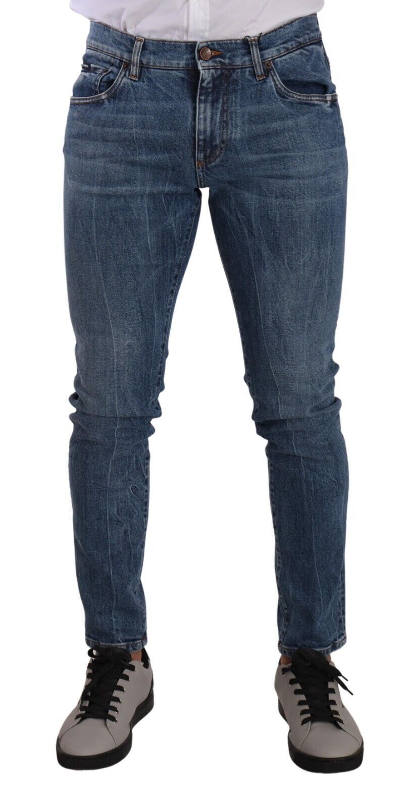 Elegant Stretch Slim Fit Denim Jeans