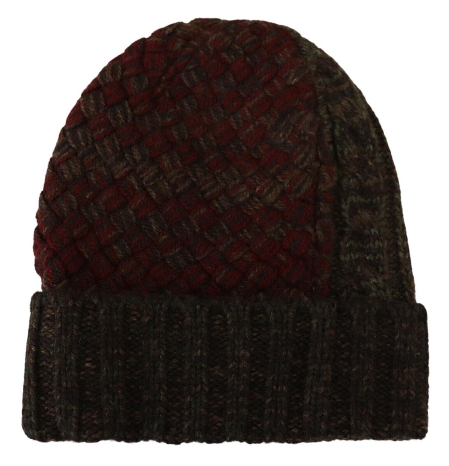 Multicolor Virgin Wool Cashmere Beanie