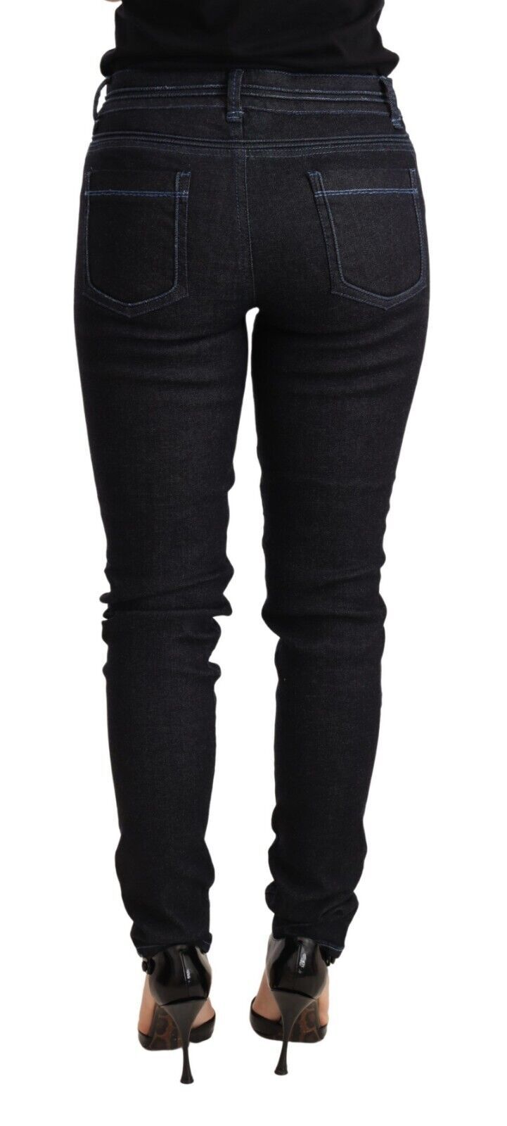 Sleek Low Waist Skinny Denim