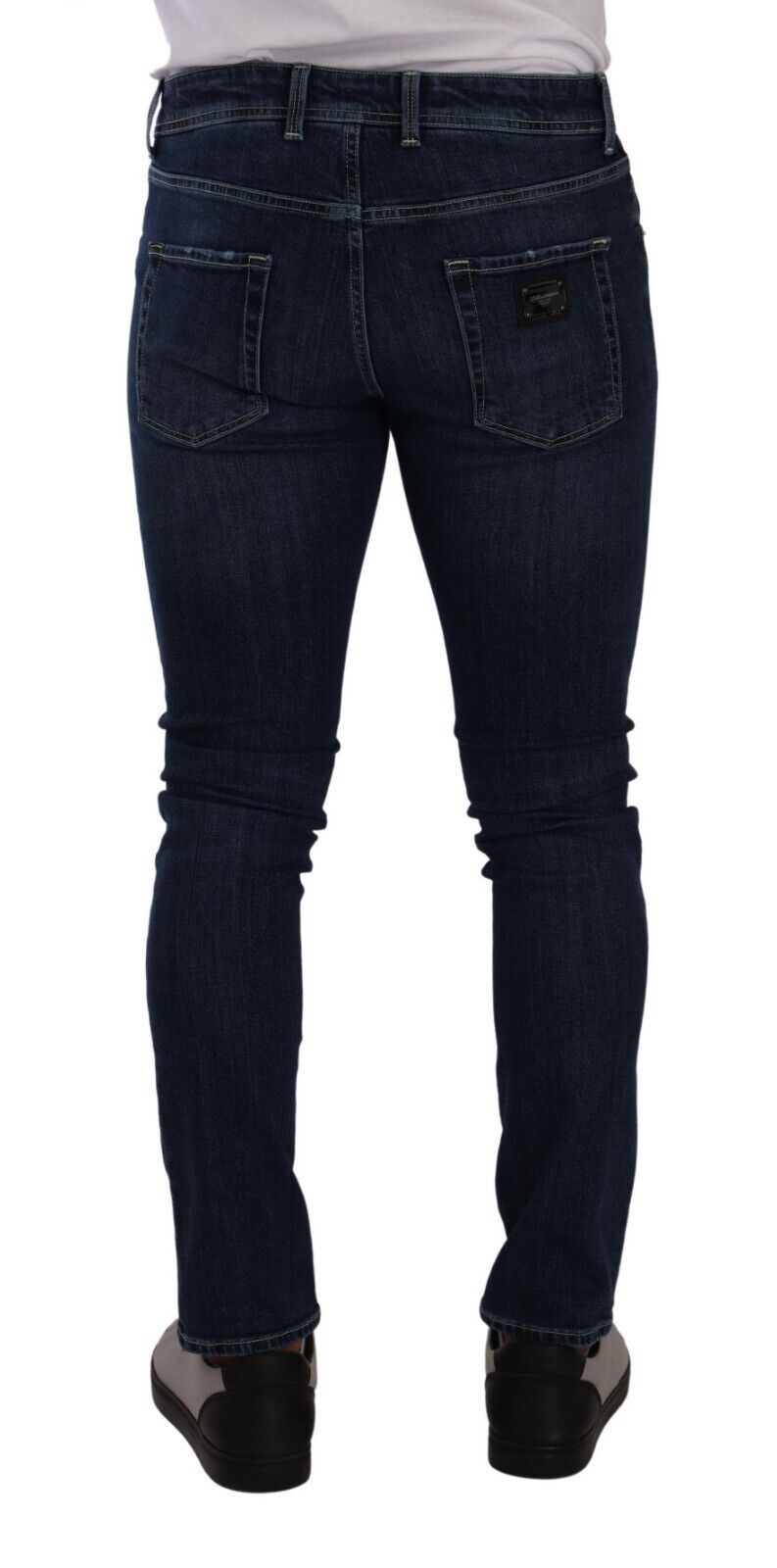 Chic Dark Blue Skinny Denim Jeans