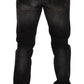 Slim Fit Gray Wash Denim Elegance
