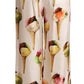 Elegant Silk Lounge Pants with Ice Cream Print