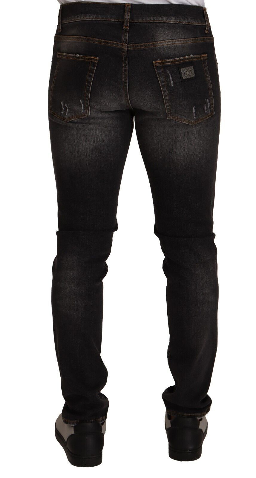 Elevated Black Skinny Denim Jeans