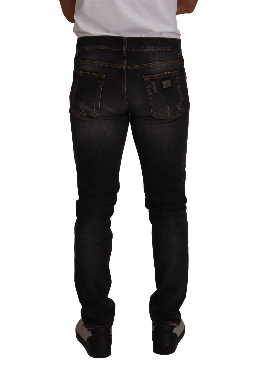 Sleek Slim-Fit Designer Denim Jeans