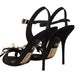 Elegant Mesh Pearl Applique Heels