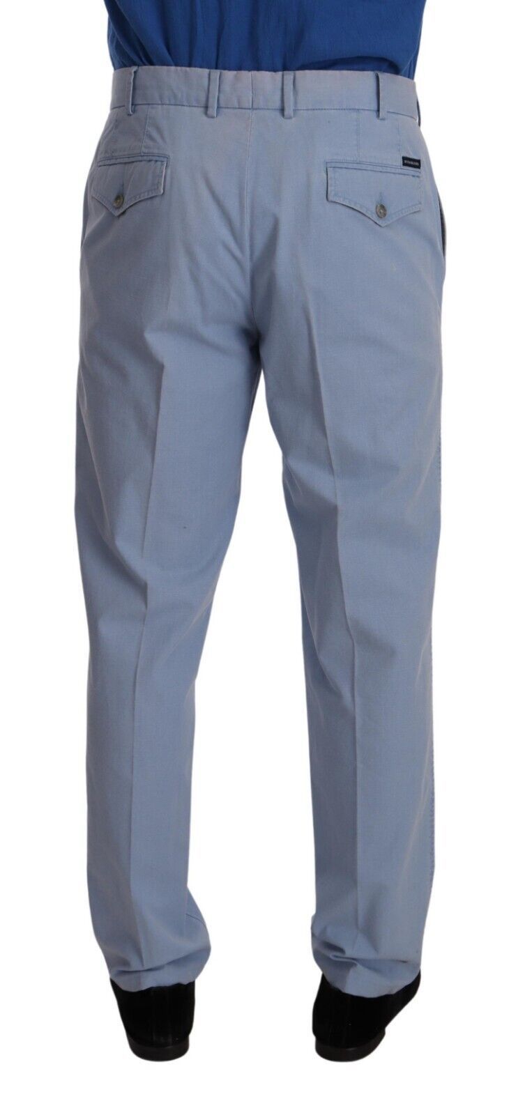 Elegant Light Blue Chinos Dress Pants