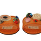 Elegant Mesh Slide-on Flats with Button Embellishment