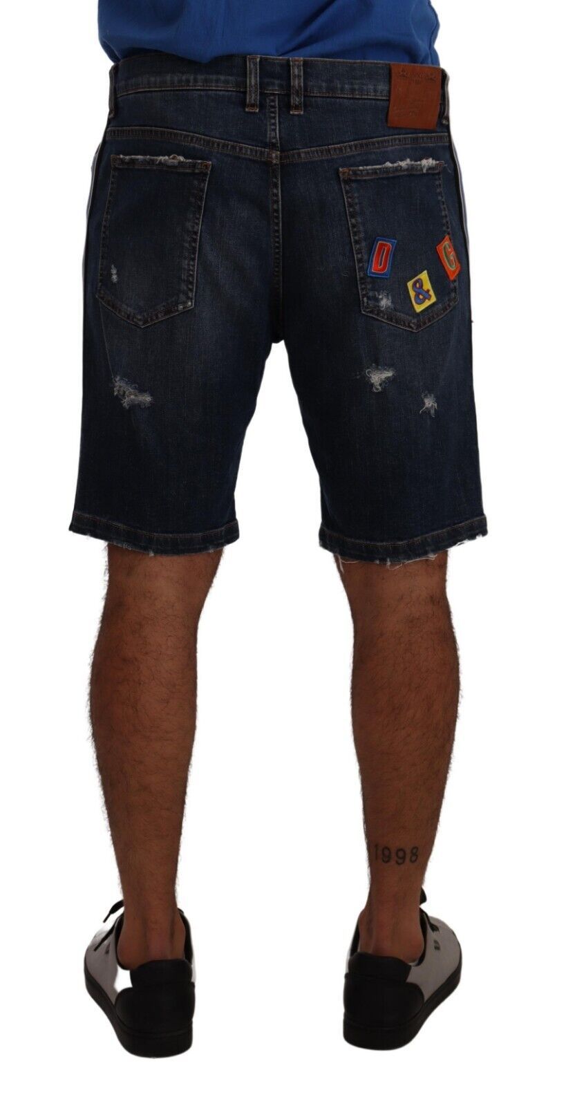 Chic Denim Above Knee Slim Fit Shorts