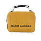 The Box Golden Brown Textured Leather Logo Top Handle Crossbody Bag