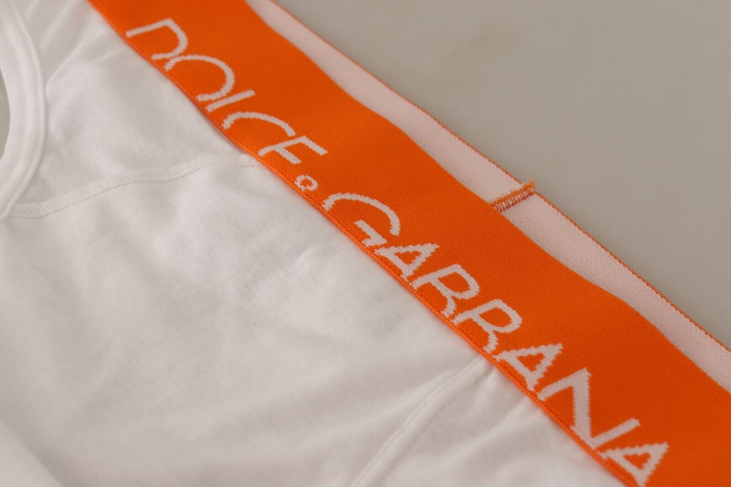 Exclusive Italian Cotton Underwear - White & Orange