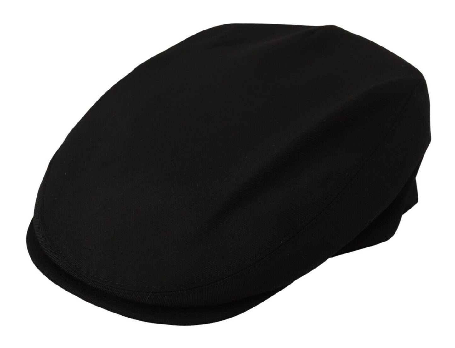 Elegant Black Newsboy Cabbie Cap