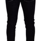 Purple Cotton Stretch Skinny Men Denim Jeans