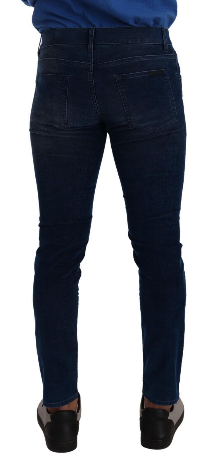 Sleek Dark Blue Slim Fit Jeans