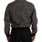 Elegant Houndstooth Bomber Jacket