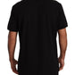 Elegant Black Logo Embroidered Cotton Tee