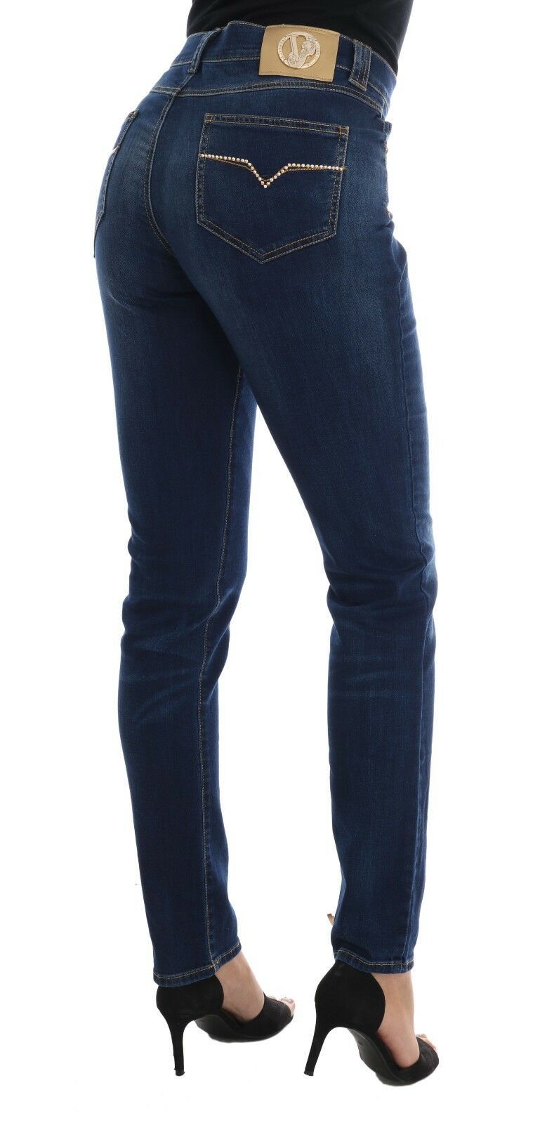 Chic Mid Waist Slim Fit Stretch Jeans