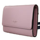Elegant Pink Leather Bifold Wallet