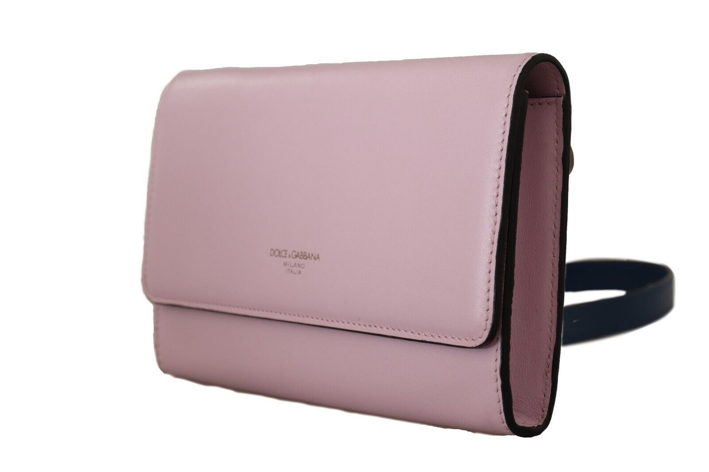 Elegant Pink Leather Bifold Wallet