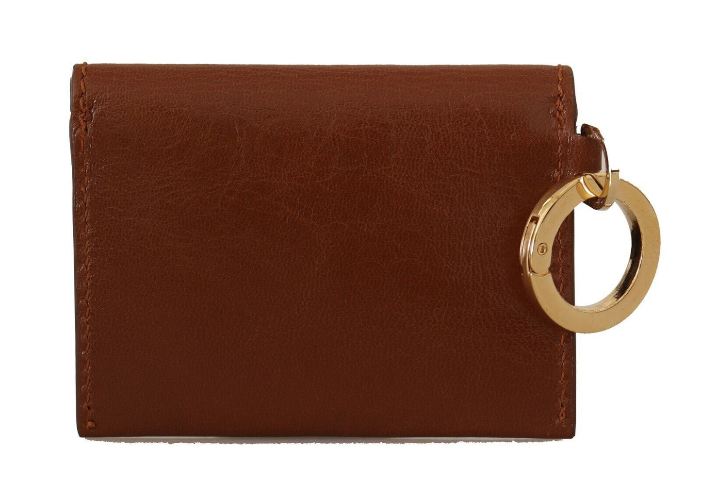 Elegant Leather Bifold Wallet with Keychain