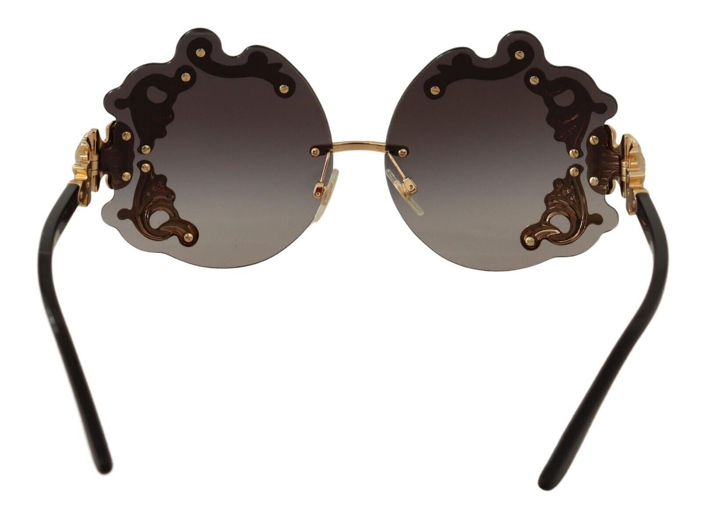 Elegant Gold Baroque Sunglasses