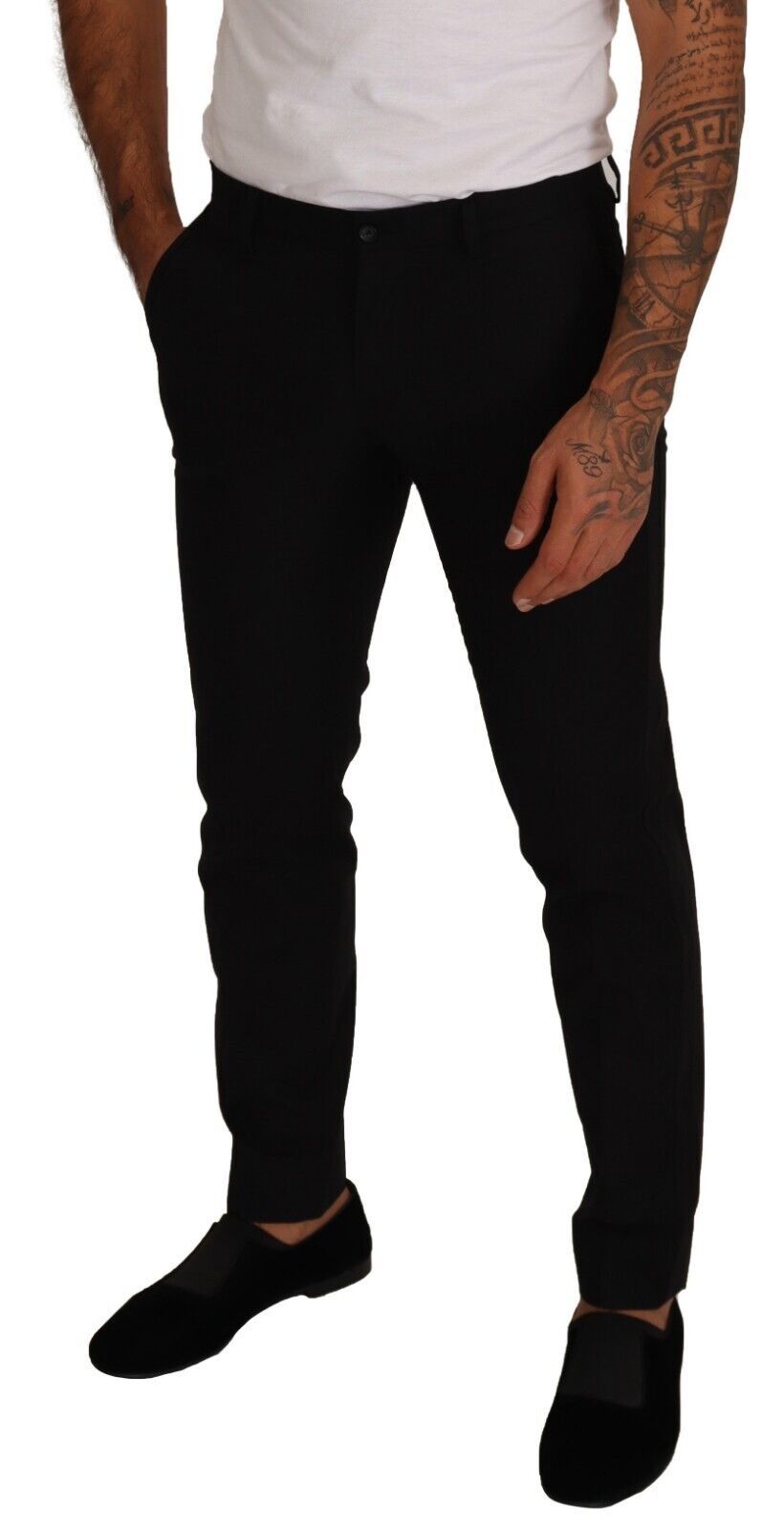 Elegant Slim Fit Tuxedo Trousers