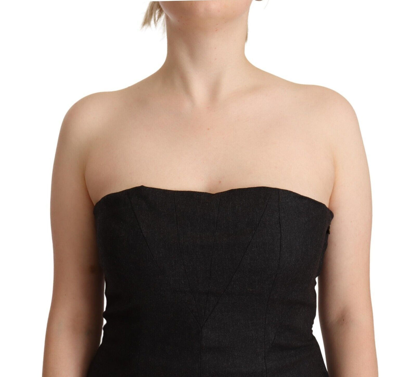 Elegant Strapless Sheath Cocktail Dress