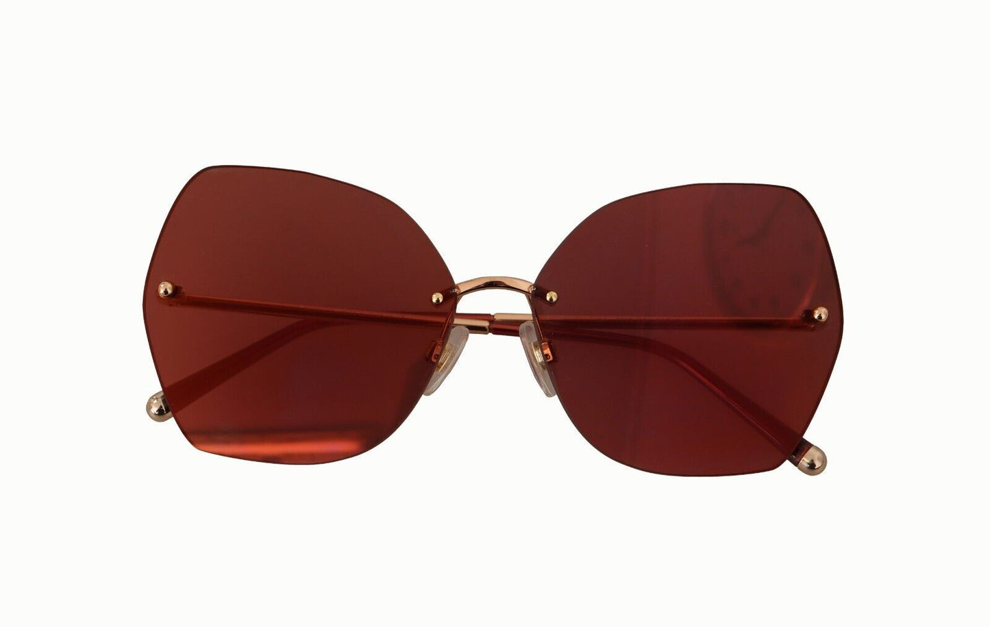 Elegant Gold-Toned UV Protection Sunglasses