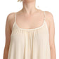 Elegant Off White A-Line Floor Length Dress