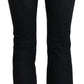 Chic Dark Blue Boot Cut Designer Jeans