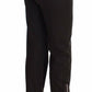 Elegant Casual Brown Wool Pants