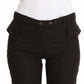 Elegant Casual Brown Wool Pants