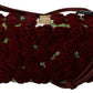 Exquisite Multicolor Box Bag with Red Details
