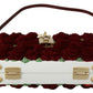 Exquisite Multicolor Box Bag with Red Details