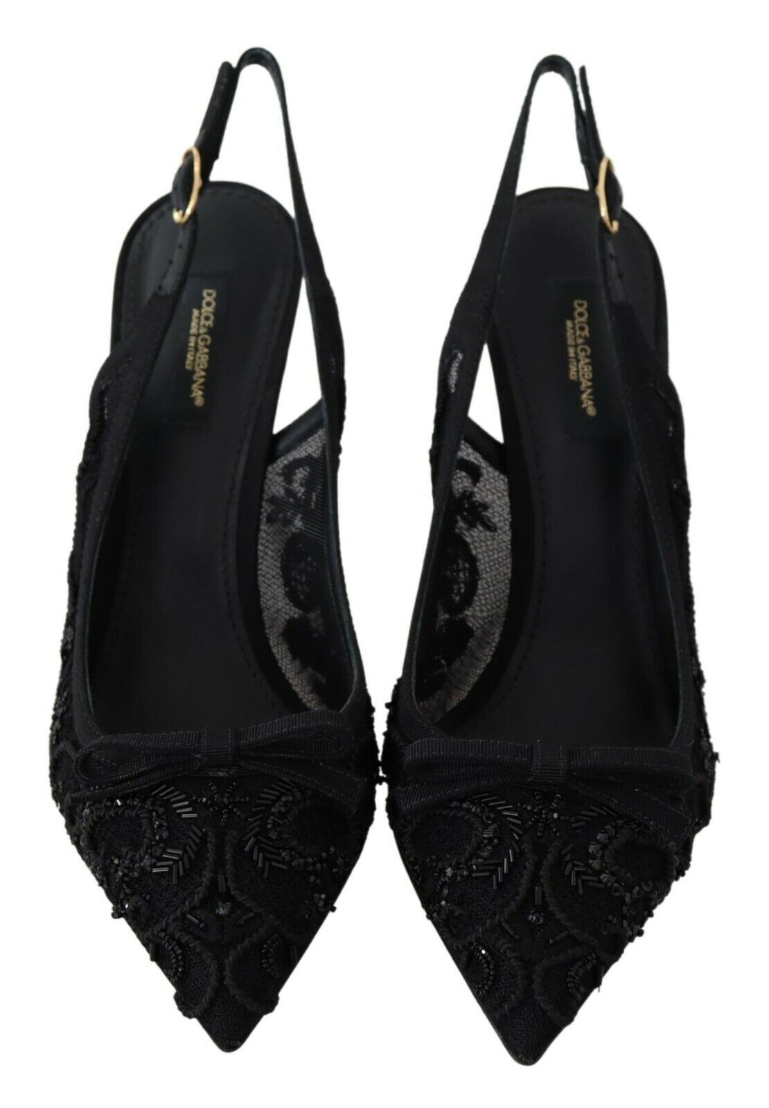 Elegant Sheer Embroidered Stilettos