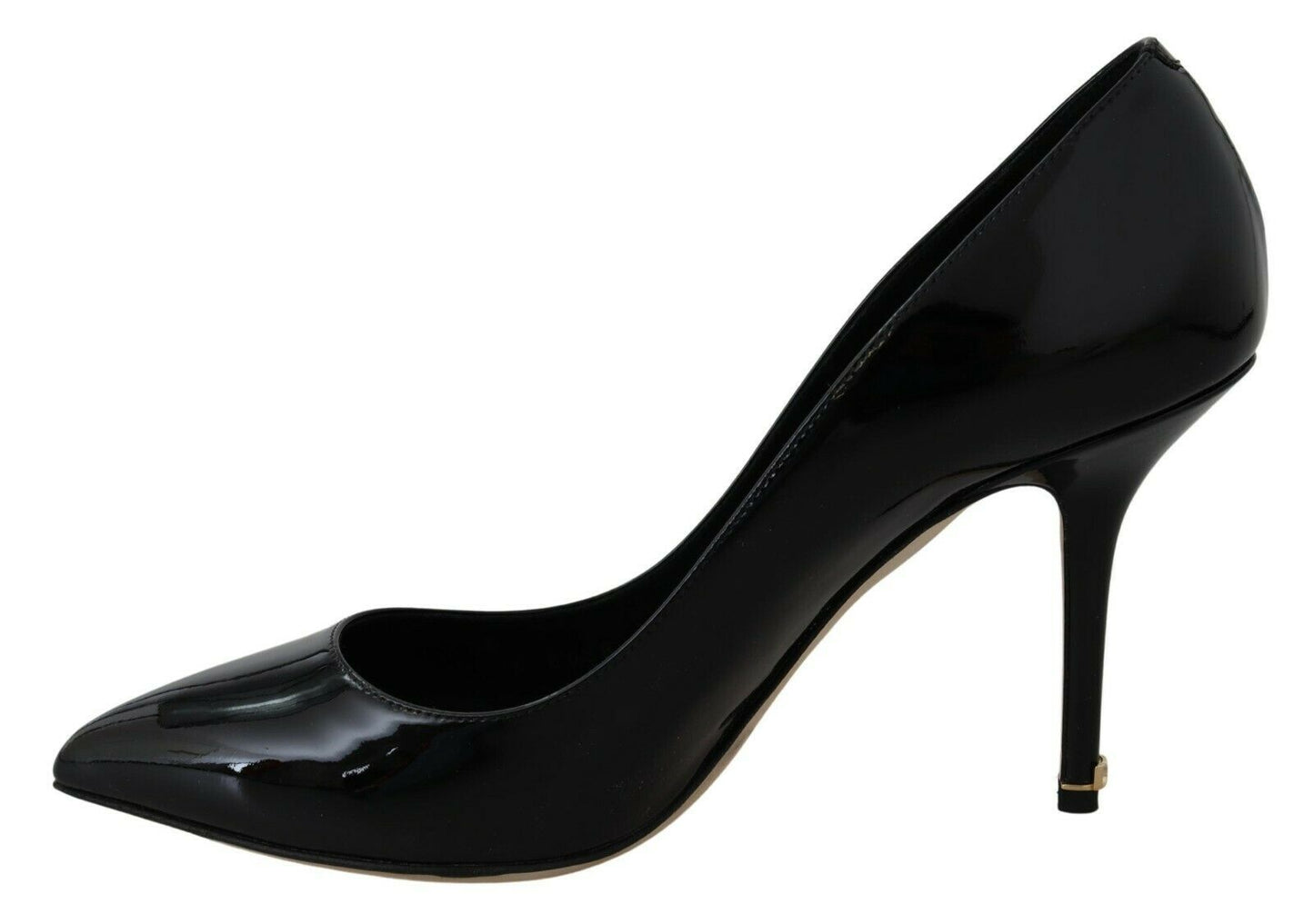 Black Patent Leather Heels Pumps