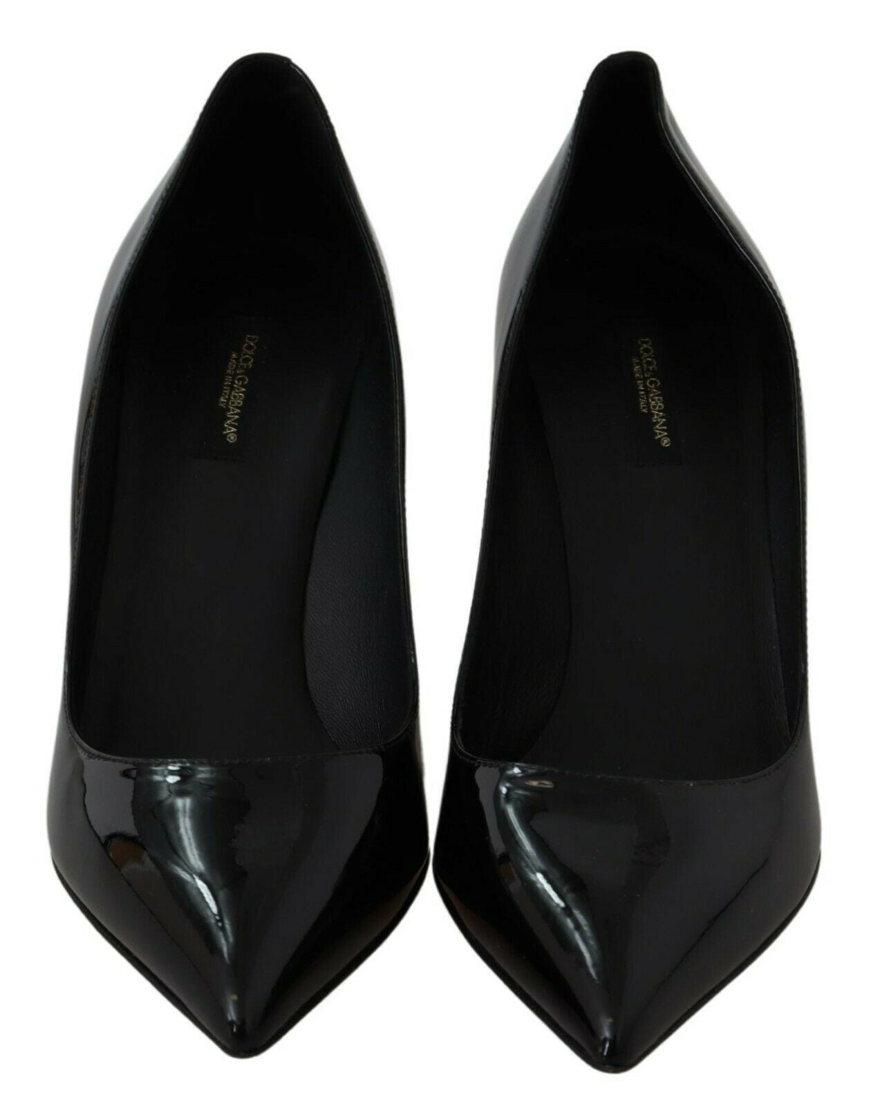 Black Patent Leather Heels Pumps