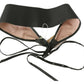 Elegant Dark Brown Leather Fashion Belt
