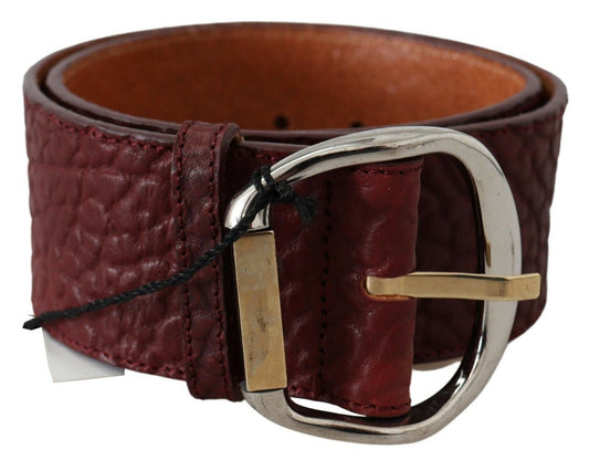 Elegant Brown Leather Fashion Belt