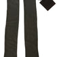 Elegant Gray Virgin Wool Arm Warmer
