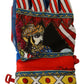 Multicolor Sicily Print Casual Wrist Gloves