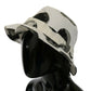 White Cotton Big Polka Dot Pattern Bucket Hat