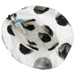 White Cotton Big Polka Dot Pattern Bucket Hat