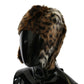 Elegant Leopard Pattern Russian Hat