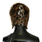 Elegant Leopard Pattern Russian Hat