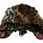 Elegant Leopard Pattern Russian Hat
