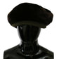Brown Cashmere Fur Fiddler Hat