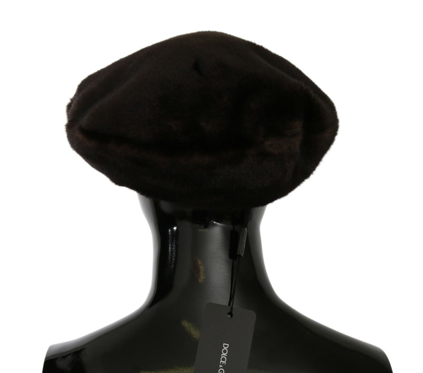 Brown Cashmere Fur Fiddler Hat