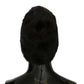 Black Silk Mink Fur Women Beanie Hat