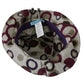 Elegant Beige Cotton Bucket Cap with Polka Dots